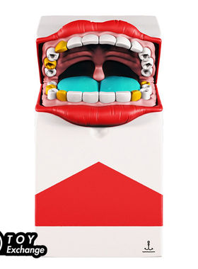 【玩具交易所】Mighty Jaxx CIG PACK BY LUMPS 黄牙 大嘴 限量