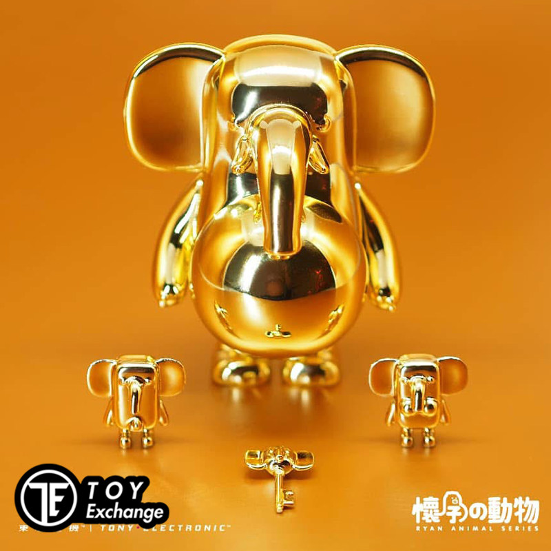 【玩具交易所】现货香港正品怀孕动物金象宝宝祝福公仔可爱礼物