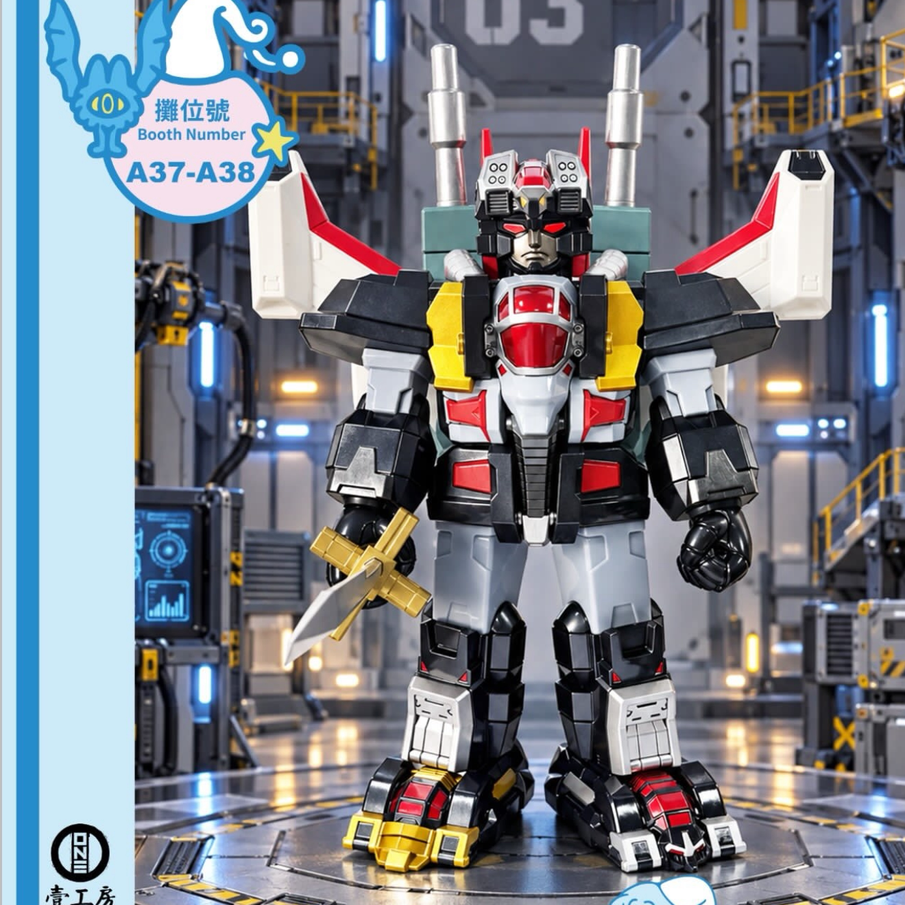 【玩具交易所】预售壹工房kaiju one台湾展会超兽机神断空我公仔