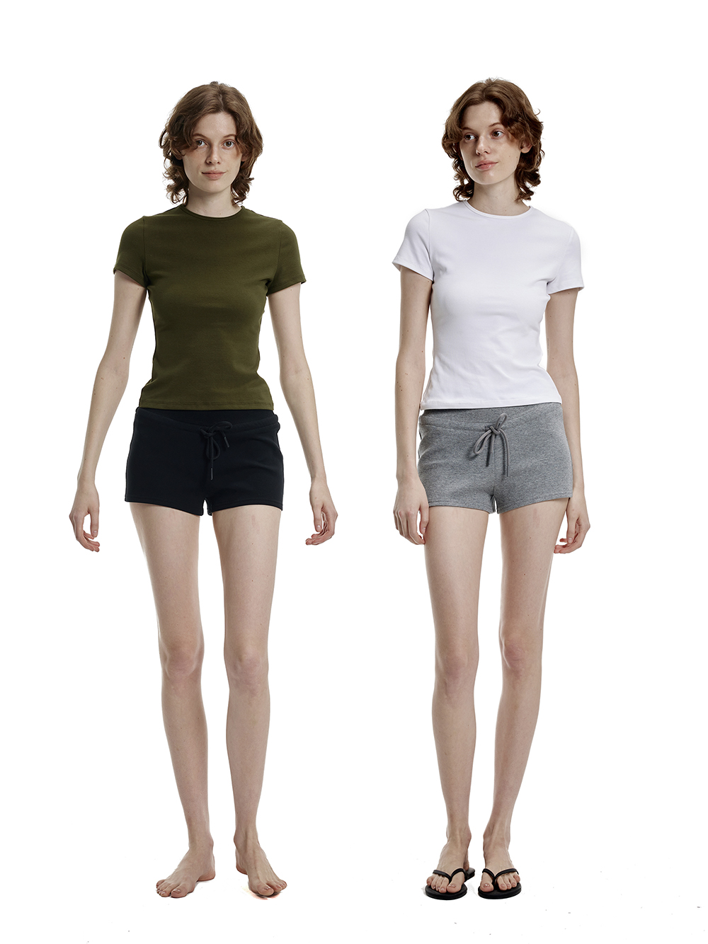 宽腰头运动短裤卫裤抽绳