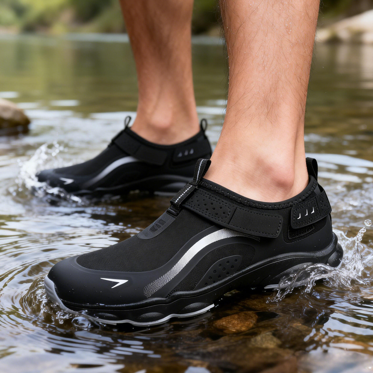 5589美骆世家户外溯溪鞋男女防滑水陆两栖钓鱼速干涉水沙滩鞋6589