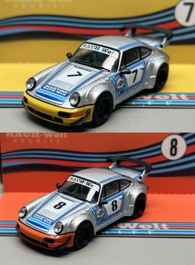 现货Model Model MM 1:64 保时捷 RWB 964 合金汽车模型收藏