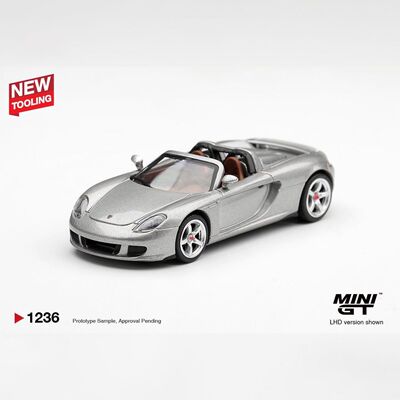 MINIGT 1:64 保时捷卡雷拉 GT 跑车收藏小比例合金汽车模型1236