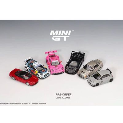 MINIGT 1:64 保时捷/ 奔驰/ 本田 /兰博基尼/ 红牛拉力赛汽车模型