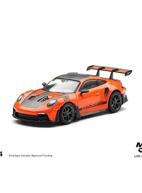 MINIGT 1:64 保时捷 911(992)GT3 RS 合金汽车模型收藏1304