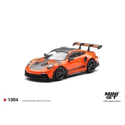 MINIGT 1:64 保时捷 911(992)GT3 RS 合金汽车模型收藏1304