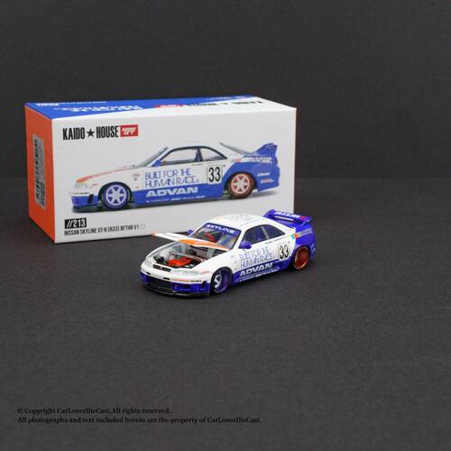Kaido House + MINIGT 1:64 日产 Nissan GT-R R33合金车模型 213