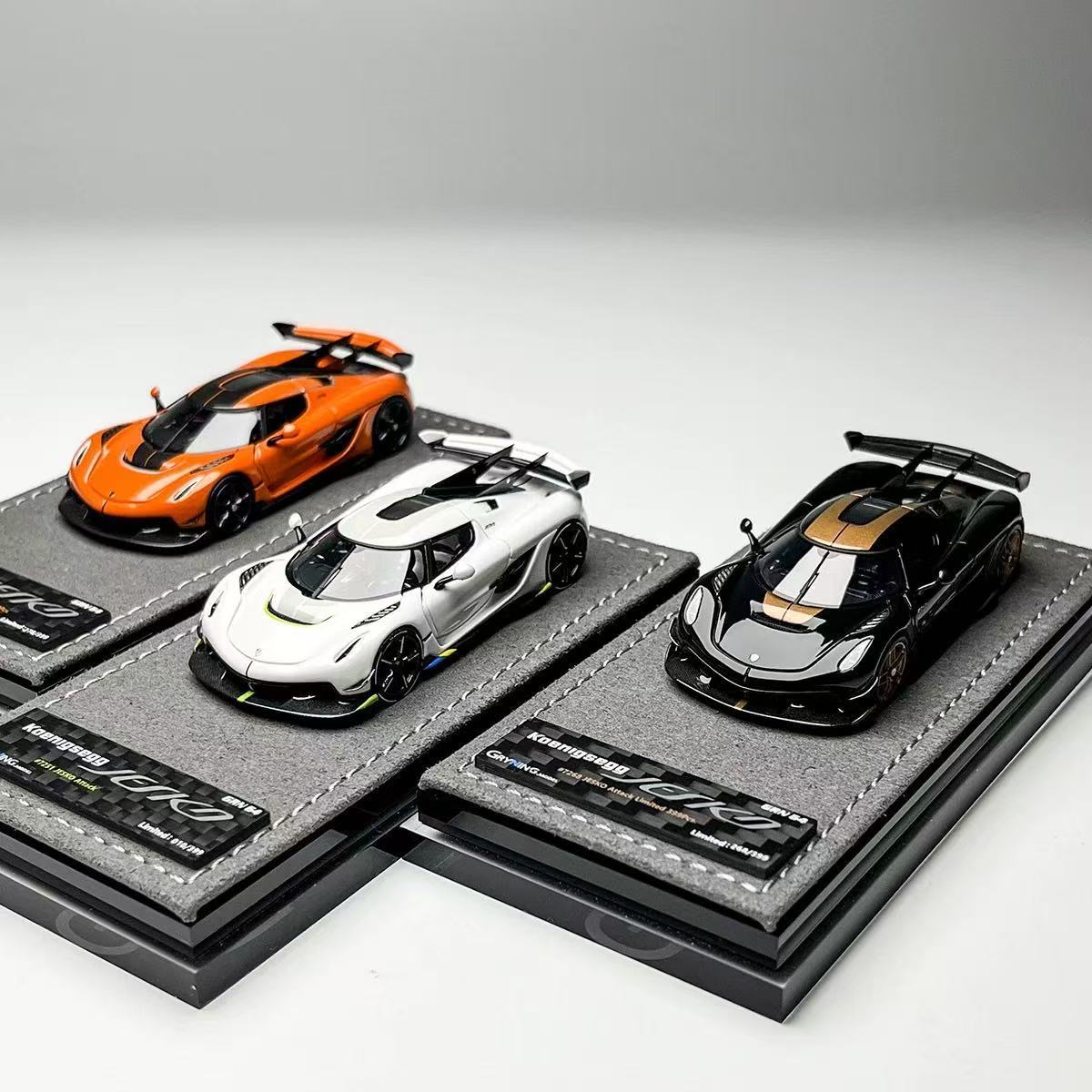 现货 GRYNING 1:64 柯尼塞格Koenigsegg Jesko 树脂汽车模型