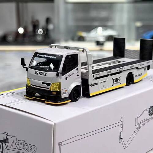 现货 MT 1:64 H300 AIR FORCE 改装平板拖车 达尔文合金车模