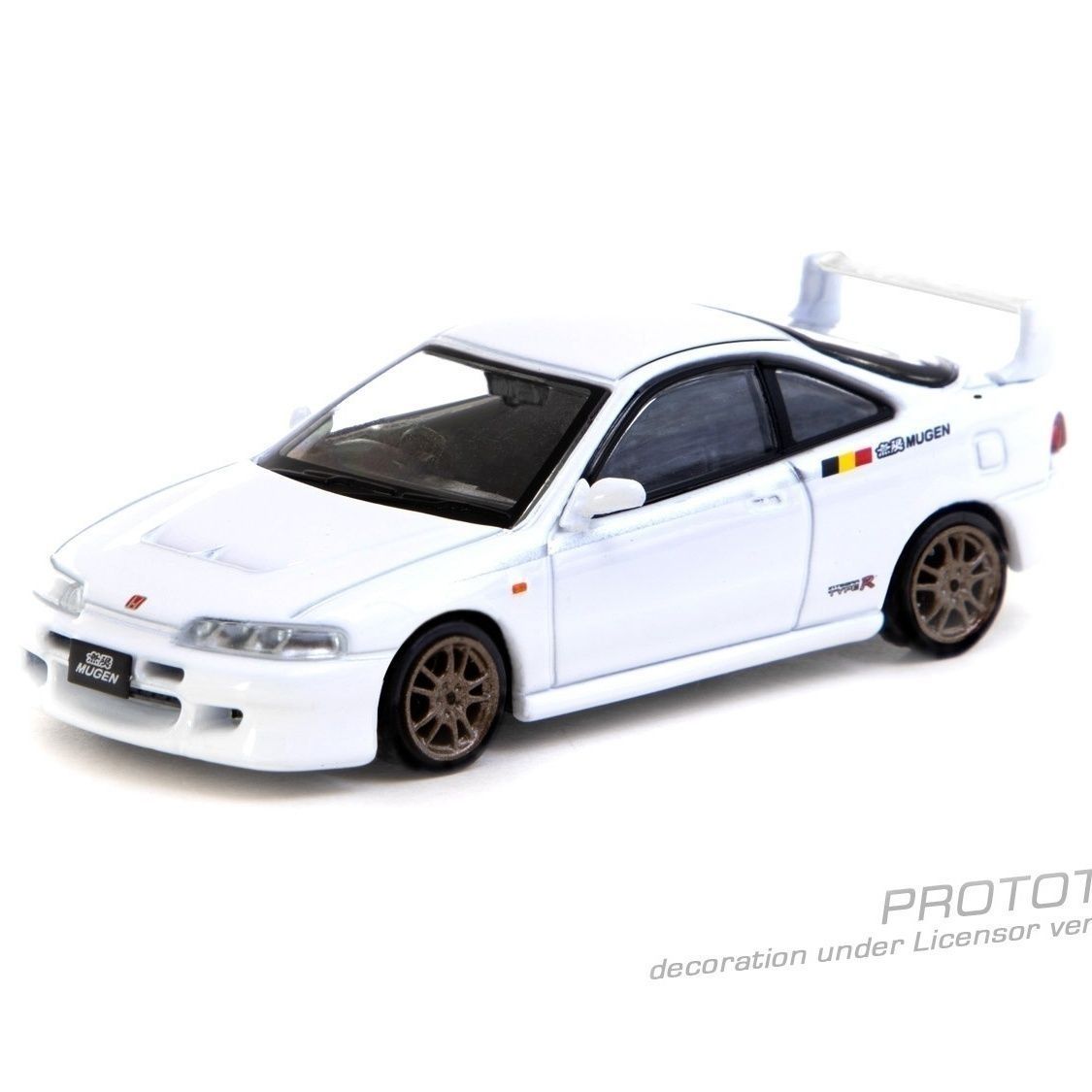 TW 1:64 本田 Honda Integra TYPE R DC2 MUGEN 合金车模 - 实物图