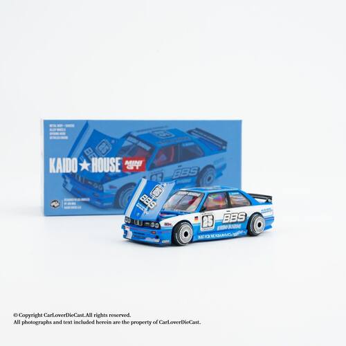 Kaido House+MINIGT 1:64 #223 BMW M3 E30 25号 合金汽车模型