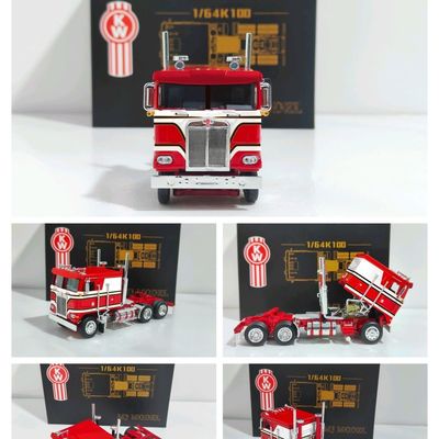 MJ 1/64 Kenworth K100合金汽车模型