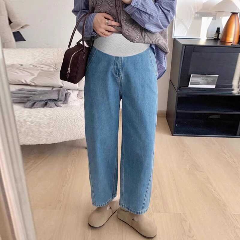 外穿九分宽松哈伦孕妇秋装