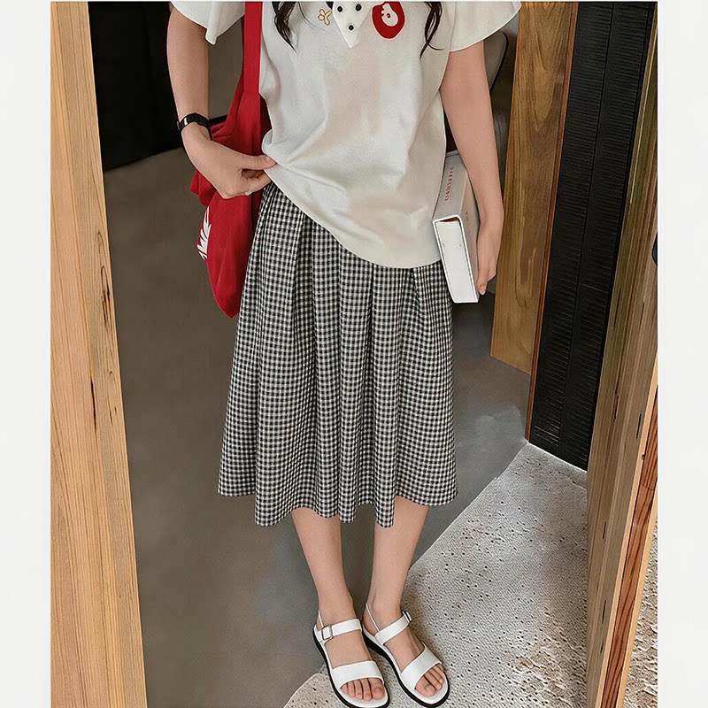 孕妇装夏套装2026新款孕妈法式穿搭孕妇套装两件套短袖上衣半身裙