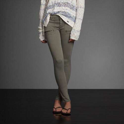 af.正小鹿女裤 口袋拉链休闲工装裤 铅笔裤小脚裤 百搭 特价