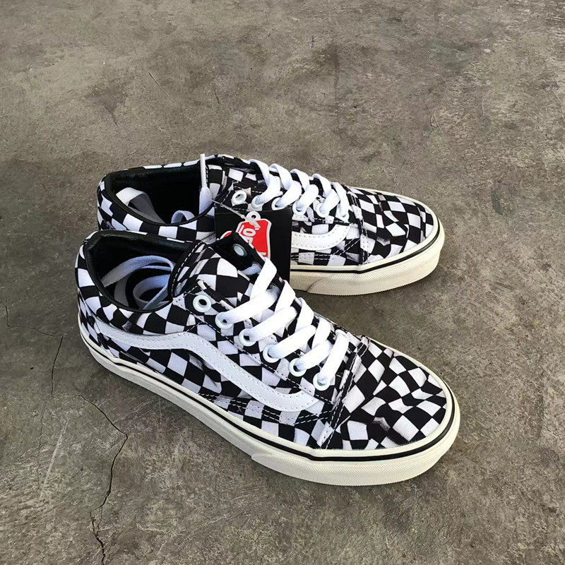 白菜 vans old 亚洲艺术联名黑白棋盘格3d男女款 vn0a5ao9342