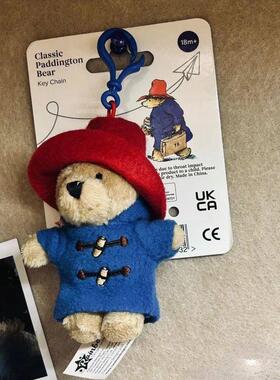 Paddington帕丁顿熊3毛绒玩具围巾小熊熊公仔玩偶抱抱熊挂件可爱