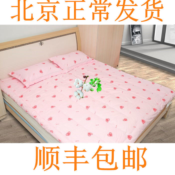 加厚棉花褥子垫被纯棉定制手工定做100%全棉儿童学生垫子订做订制