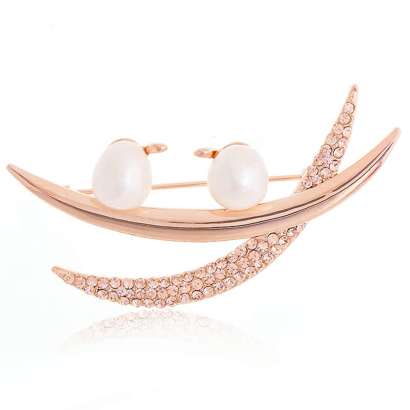 Broche femme YA BAO en Zircon diamant - Ref 1188023 Image 1