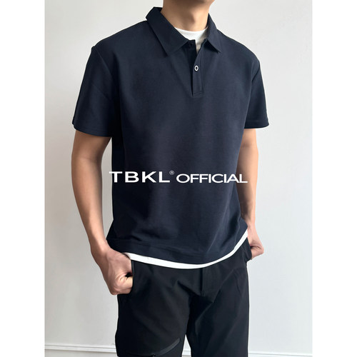 【索罗娜凉感】假两件珠地polo衫