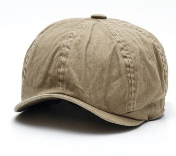 男帽子 Big Large Newsboy Cap Men's Twill Cotton Eight Pa