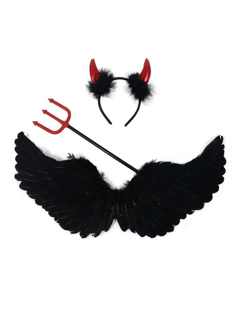 Halloween Angel Elf Little Devil Wings Back Prop 小恶魔翅膀