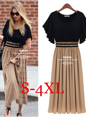 S 4XL Women Summer Sexy Prom Long Evening Maxi Dresses2016女