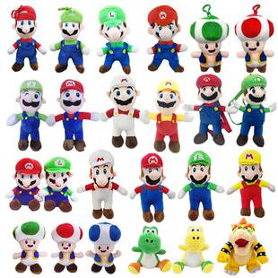 Mario Bio Plush Doll Man Chio Mushroom Toy Luigi