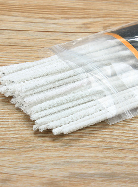 OLDFOX 烟斗棉通条 50根/包 烟嘴棉条烟道清洁通条棒通条布棉头