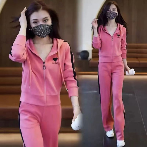 洋气减龄休闲套装运动服两件套秋