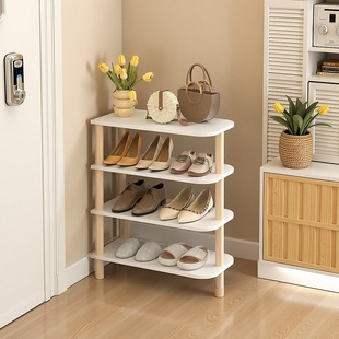 鞋架子家用门口多层2025新款大容量不占空间室内好看木质小窄鞋柜