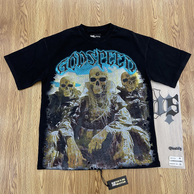 高端之作GODSPEED骷髅中队短袖