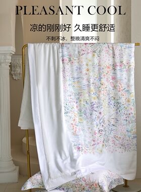 宝缦丽本天丝凉感可水洗夏被