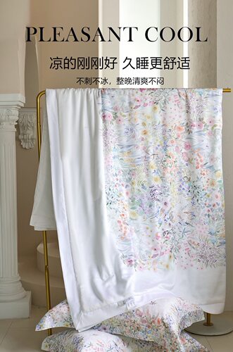 宝缦丽本天丝凉感可水洗夏被