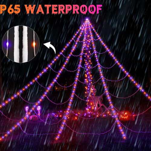 Halloweenglowingspiderweblight