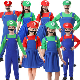 Halloween costume Super Mario dress jumpsuit万圣节服装连衣裙