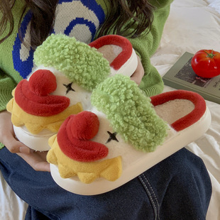 Funny Joker Slippers Santa Claus Keep Warm圣诞老人拖鞋