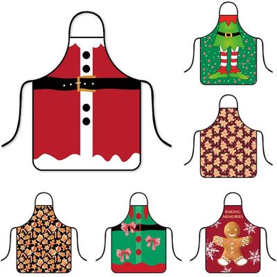 Christmas waterproof apron waistband圣诞防水围裙火锅店围腰