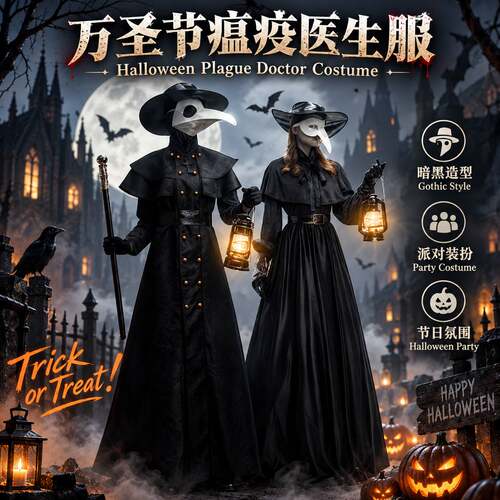 S-5XLHalloweenadultcouplebird