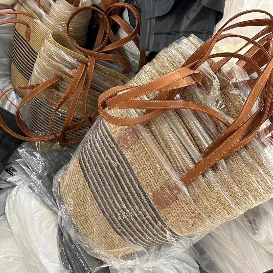 菜篮子编织包草编包包女夏季海边托特包大容量编织单肩包厂批发