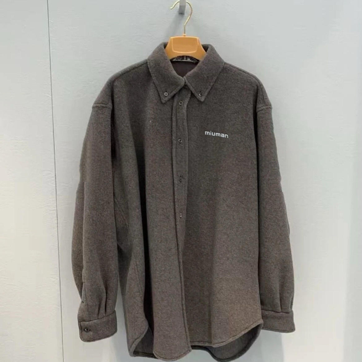 南油兔牙miuman系高知风格名媛千金风2冬季新款衬衫外套