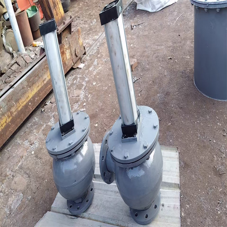 气动输送球形耐磨卸料器铸造厂用耐磨球形卸料器DN100直段增压器