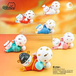 潮昇vivi cat木鱼系列盲盒220810儿童潮玩解压网红玩具小礼物礼品