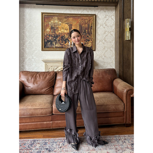 休闲宽松细流苏衬衫 SOLSOL买手店 设计师品牌26春夏新款 YOEYYOU