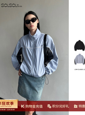 LOW CLASSIC Lc 设计师 25早秋新品 尼龙拉链夹克 SOLSOL