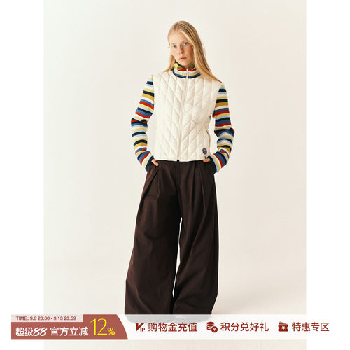 SHORTSENTENCE拼接羽绒夹克外套