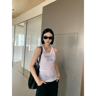 24秋冬新款 设计师品牌 印花长背心 ANDAHALF SOLSOL买手店