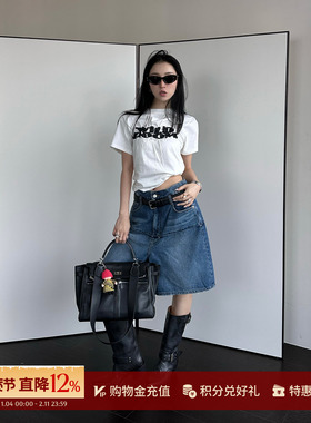 YCH 设计师品牌 26早春新款 复古休闲字母印花短袖 SOLSOL买手店