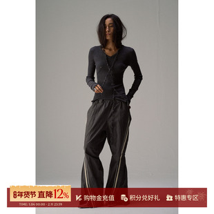 SHELLE ARTISTE 设计师品牌 25秋冬 羊毛V领上下两穿SOLSOL买手店