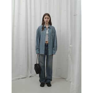 LOWCLASSICLc早秋新品格纹衬衫